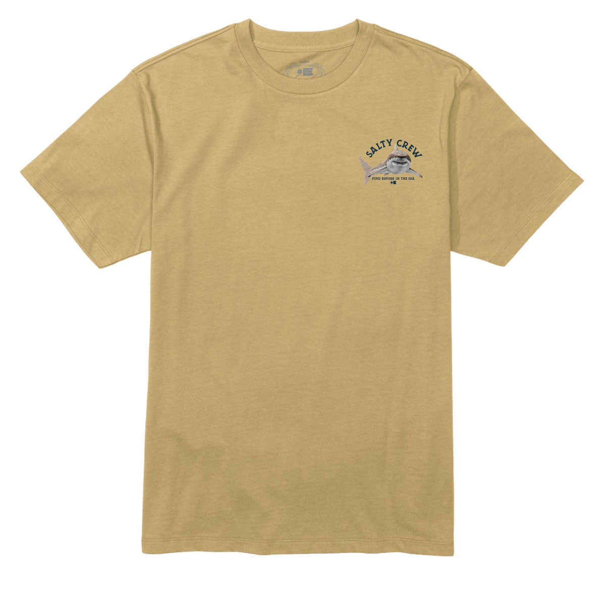 Salty Crew Lurking T-Shirt - Mineral Yellow image 2