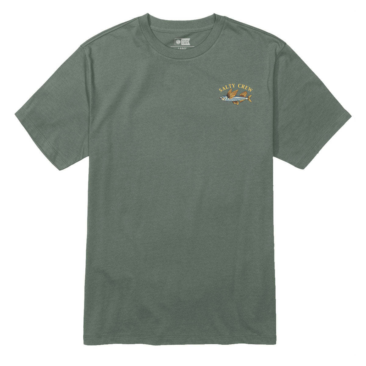 Salty Crew Fly Home T-Shirt - Laurel Wreath image 2