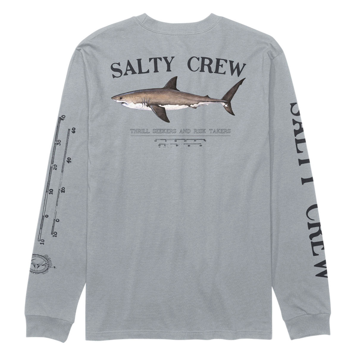 Salty Crew Bruce Long Sleeve T-Shirt - Quarry image 1