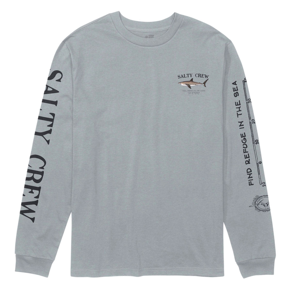 Salty Crew Bruce Long Sleeve T-Shirt - Quarry image 2