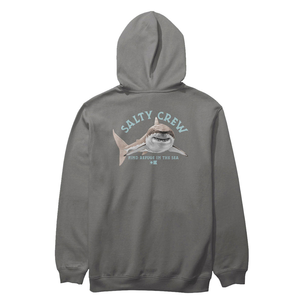 Salty Crew Lurking Fleece Hoodie - Charcoal image 2