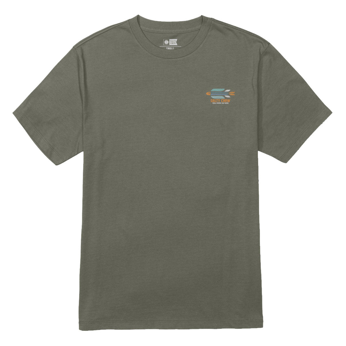 Salty Crew Torpedo T-Shirt - Dusty Olive image 2