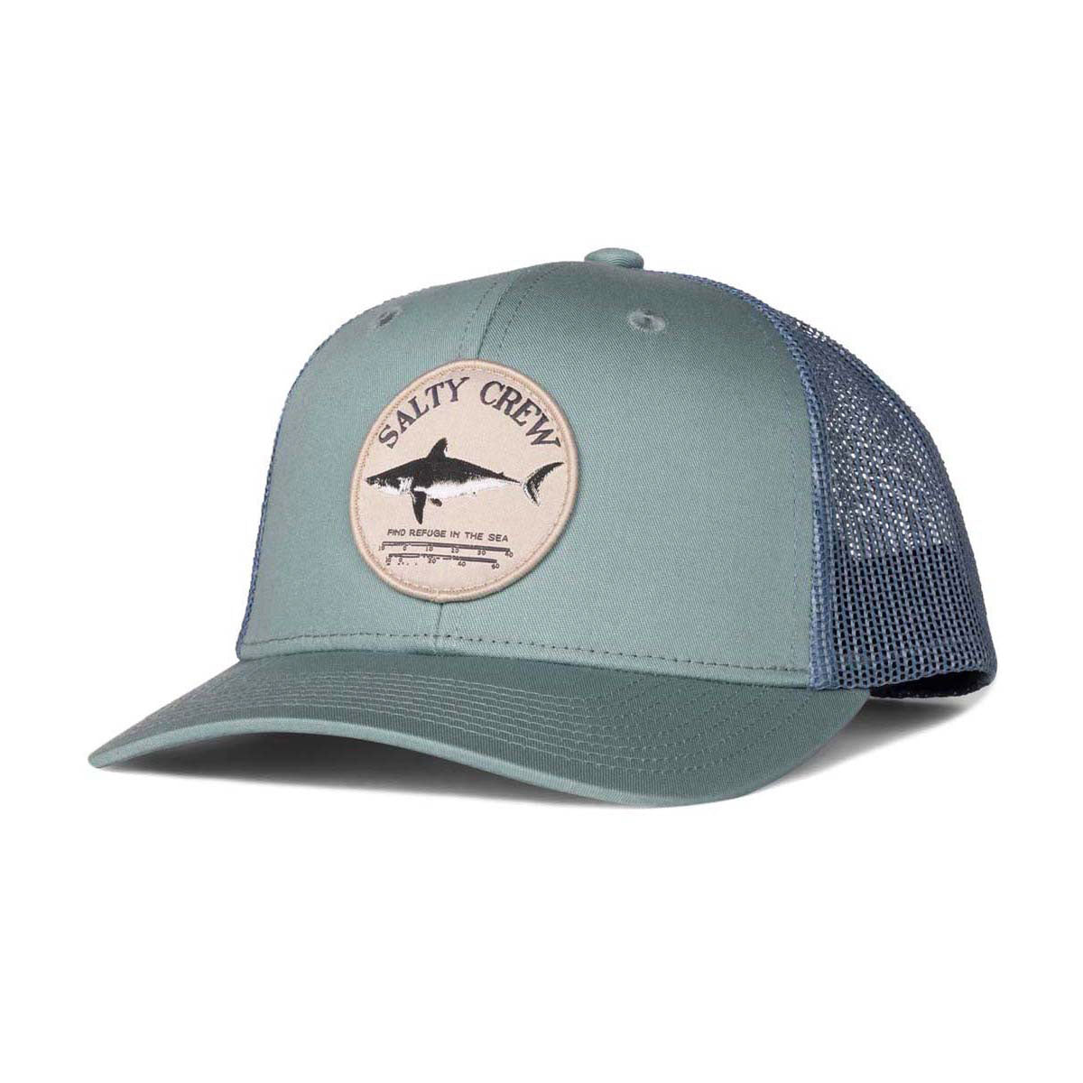 Salty Crew Bruce Trucker Hat - Marine/Slate image 1