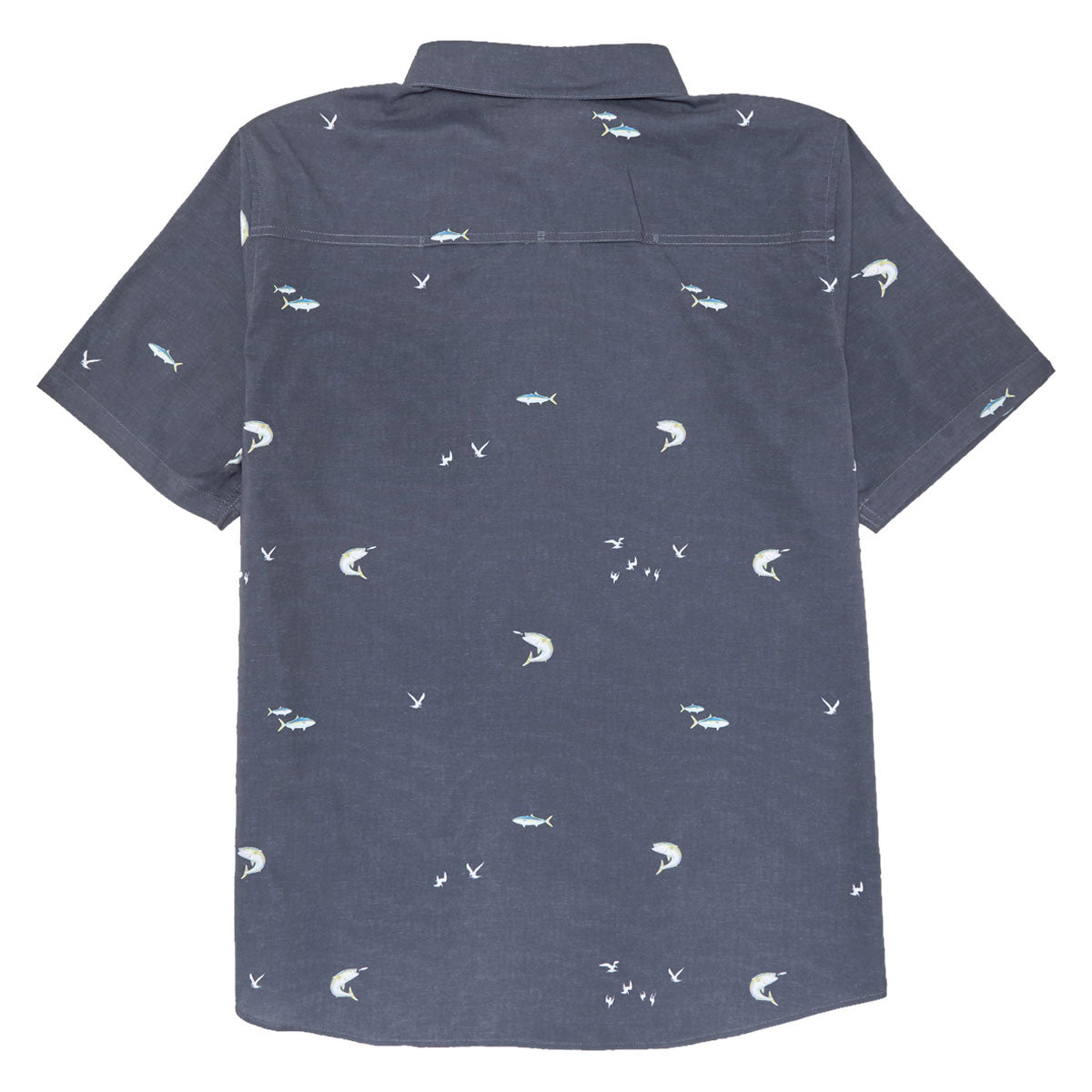 Salty Crew Flagship UV Button Up Shirt - Dark Grey image 2