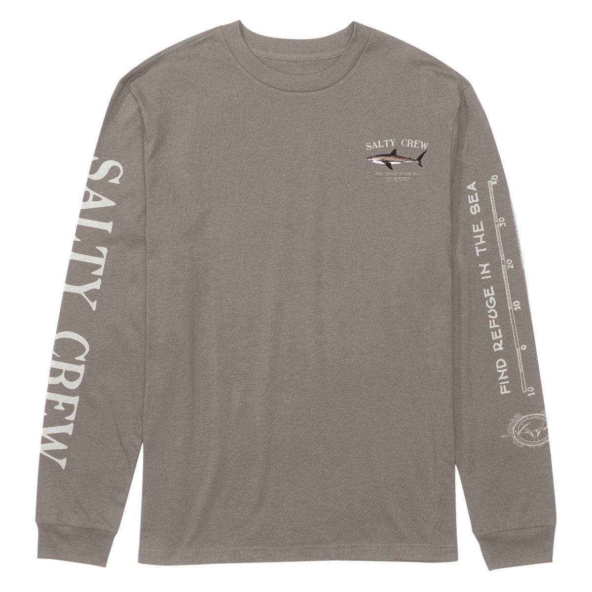 Salty Crew Bruce Long Sleeve T-Shirt - Cinder image 2