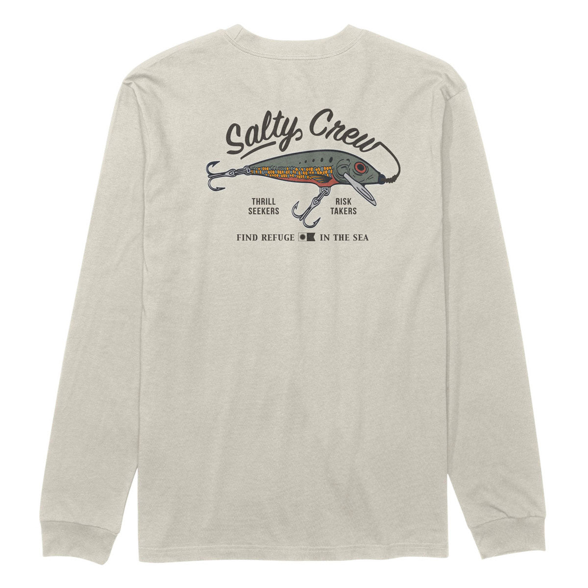Salty Crew Decoy Long Sleeve T-Shirt - Bone image 1