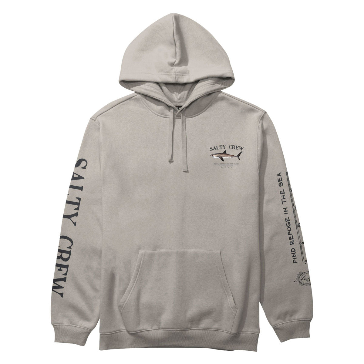Salty Crew Bruce Fleece Hoodie - Stone image 1