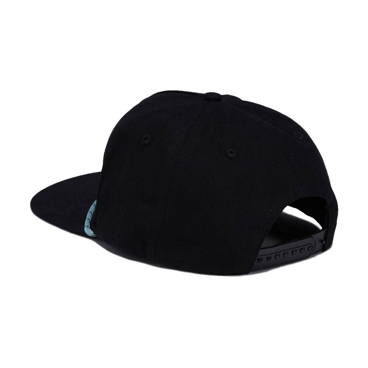 Salty Crew Hooked Up Snapback Hat - Black image 2