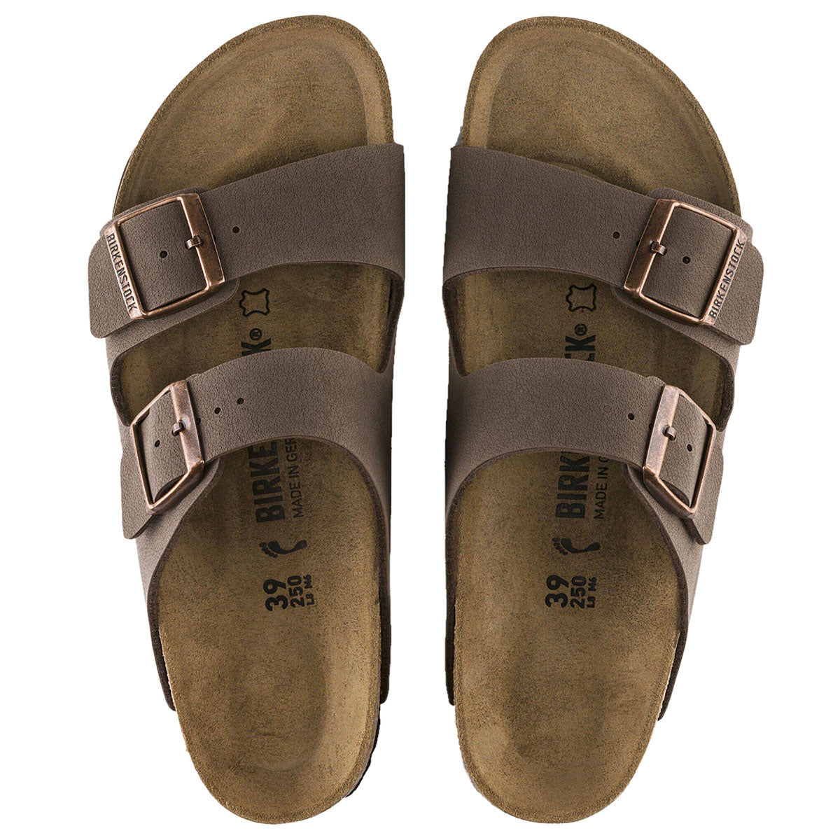 Birkenstock Arizona Sandals - Mocha Birkibuc image 3