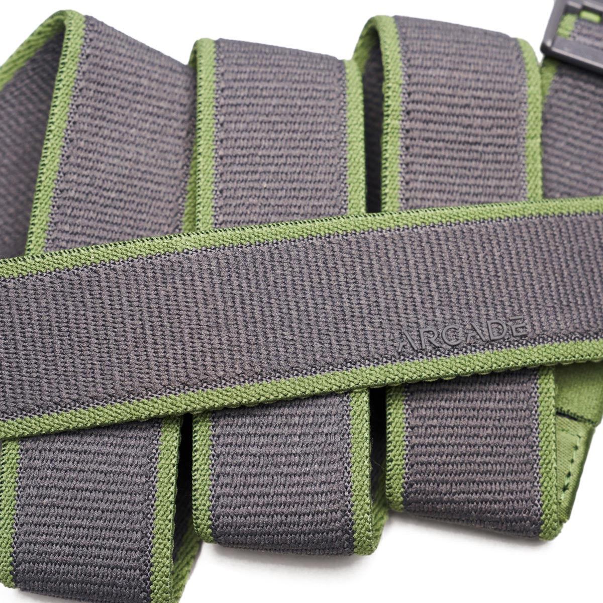 Arcade Cart Slim Belt - Charcoal/Dill image 2