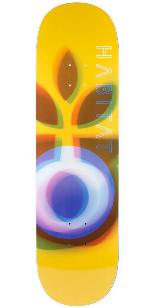 Habitat Tracers Skateboard Deck - Yellow - 8.75