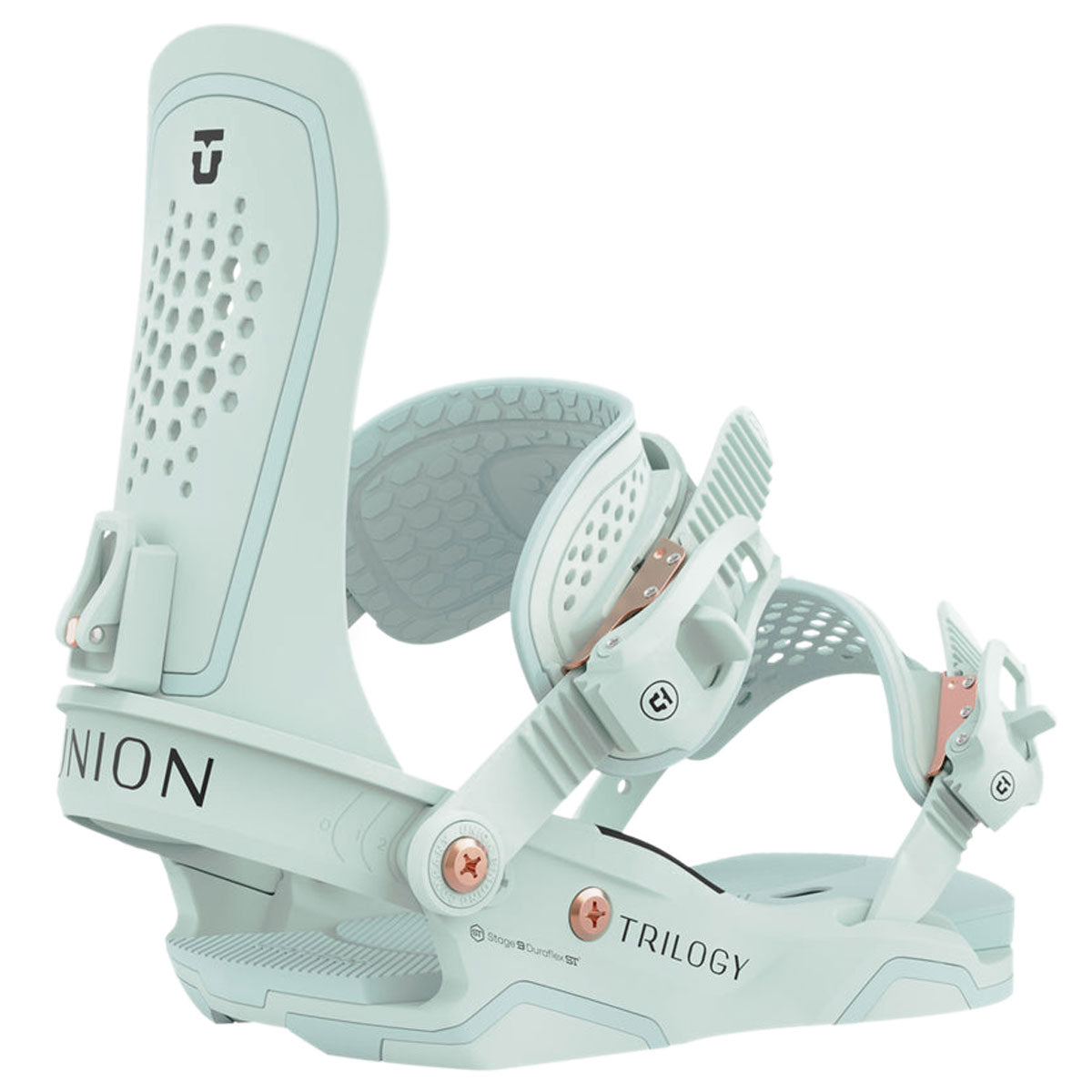 Union Womens Trilogy 2024 Snowboard Bindings - Seafoam Green image 1