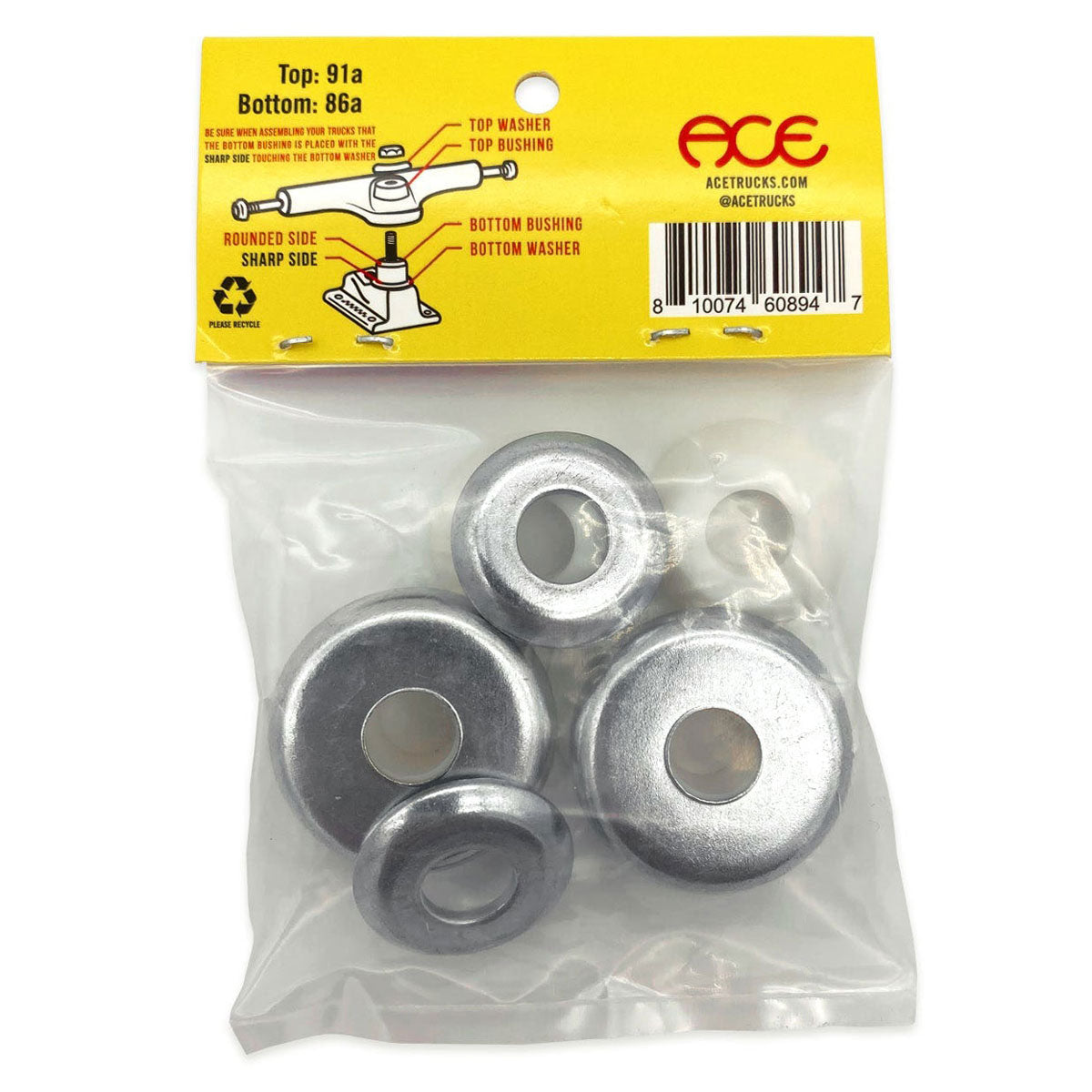 Ace Low Standard Medium Bushings - White image 2