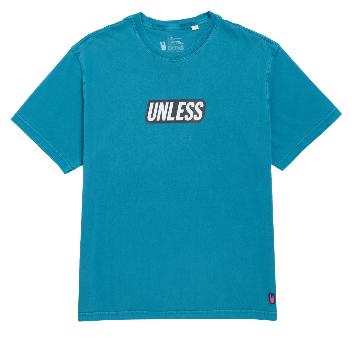 Unless Candy Bar T-Shirt - Blue Danube Washed image 1