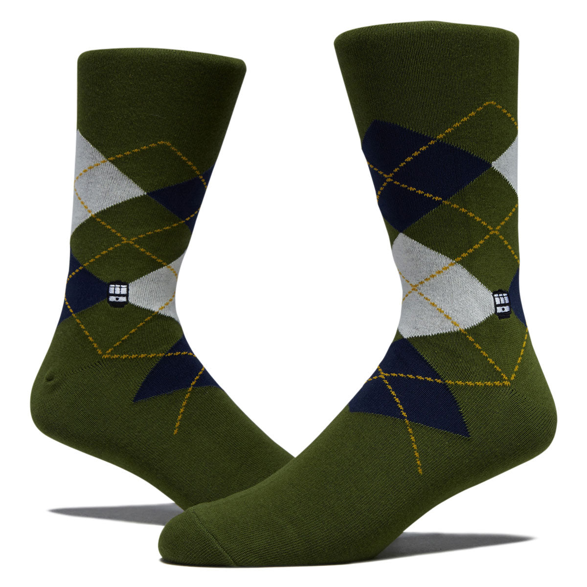 Bonfolk Argyle Socks - Green image 2
