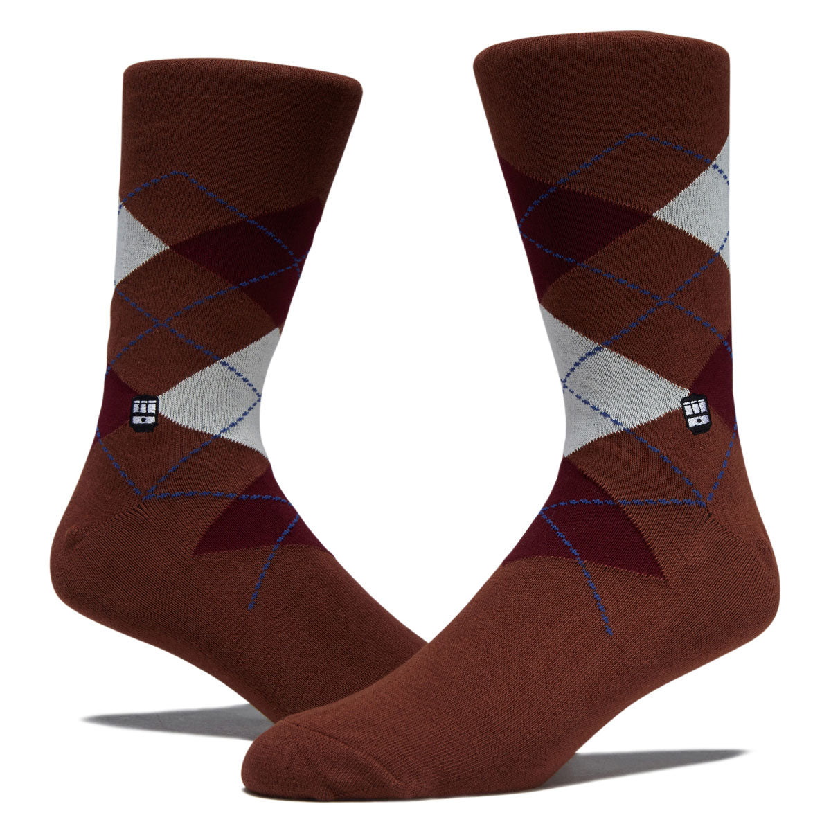 Bonfolk Argyle Socks - Rust image 4