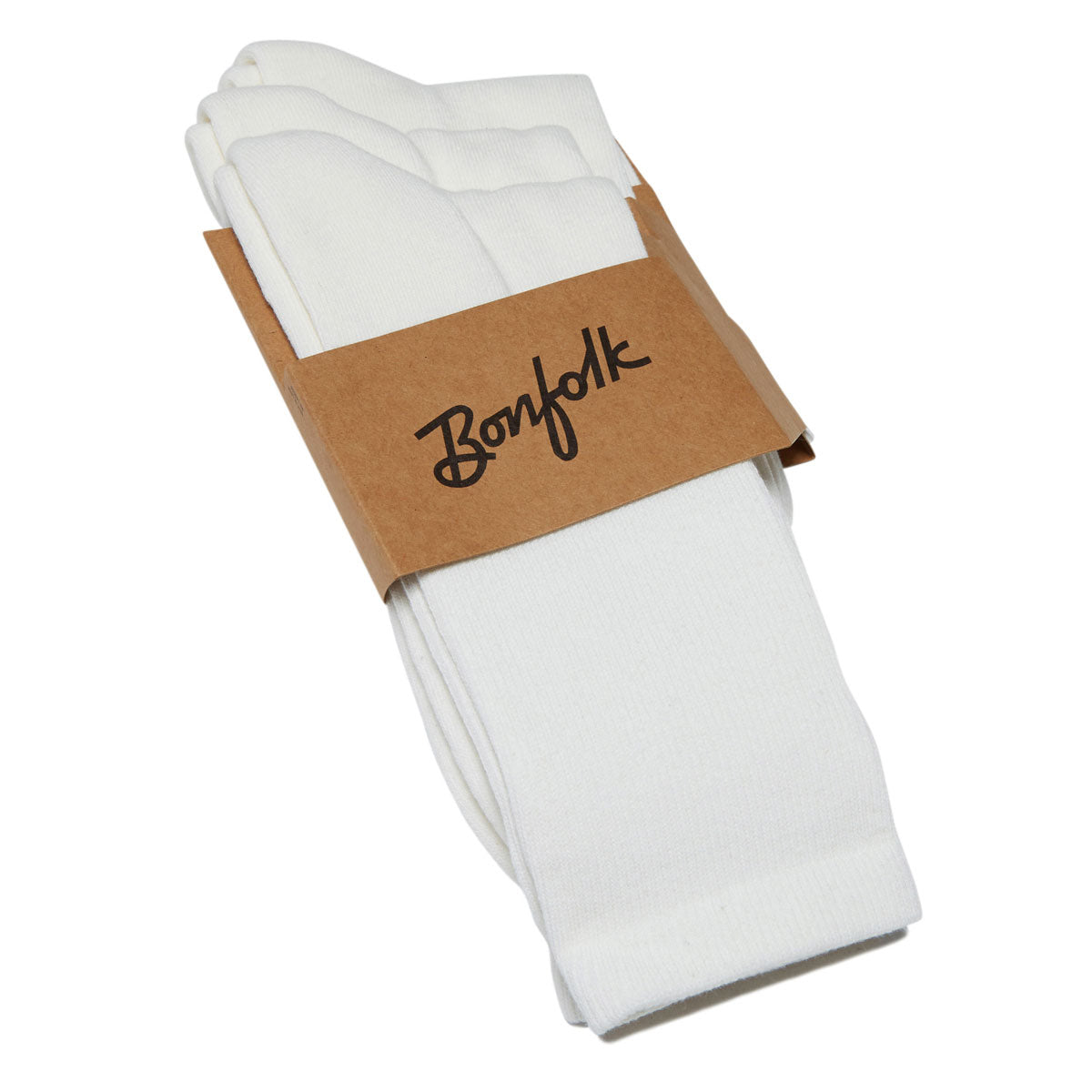 Bonfolk Daily Crew 3 Pack Of Socks - Cloud White image 2