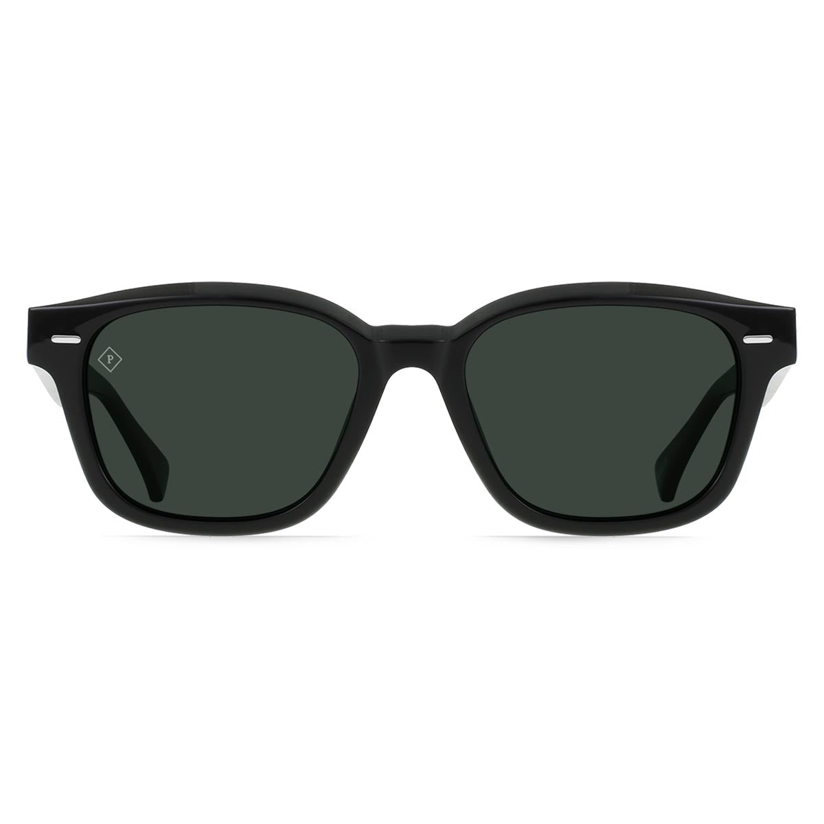 Raen Carby 53 Sunglasses - Recycled Black/Green Polarized image 2