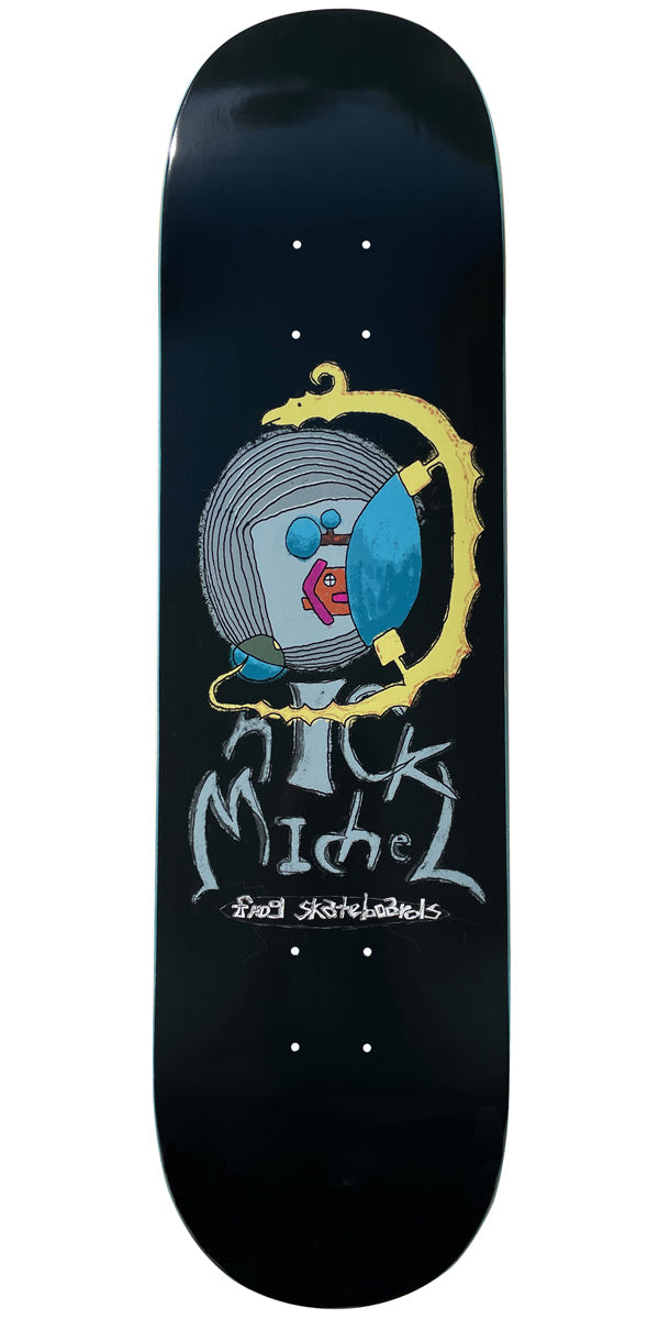 Frog Dragon I Nick Michel Skateboard Deck - Black - 8.25