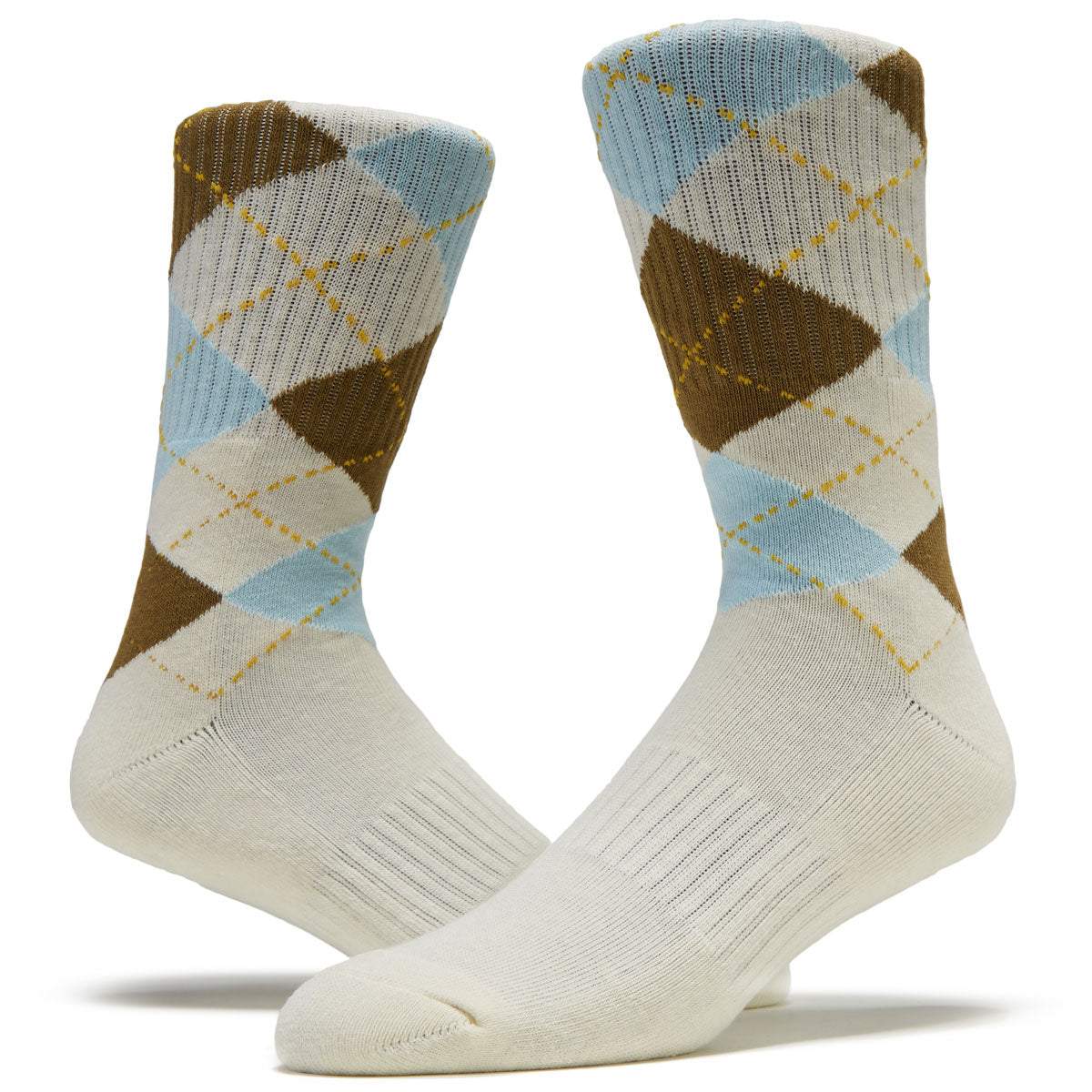 Frog Argyle Socks - Cream image 2