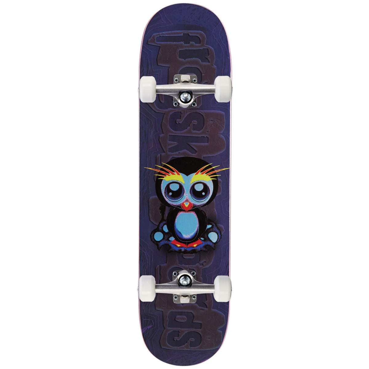 Frog Secret Penguin Frankie Decker Skateboard Complete - Dark Blue - 7.75