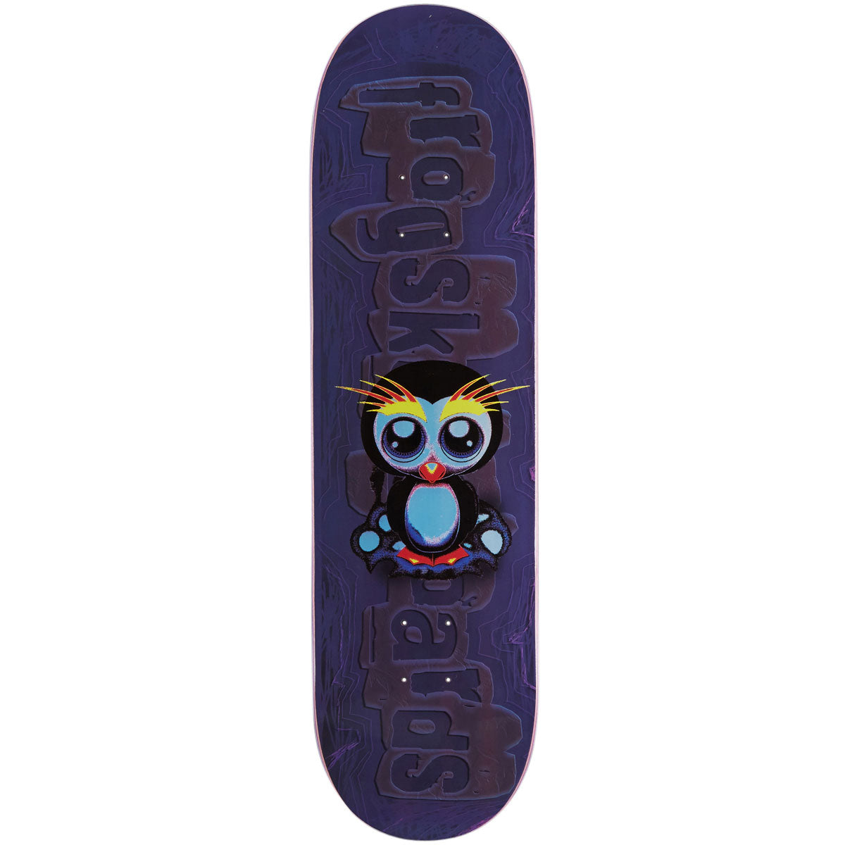 Frog Secret Penguin Frankie Decker Skateboard Deck - Dark Blue - 8.42