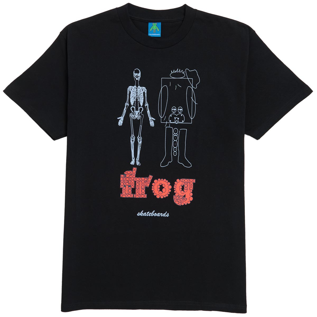 Frog Vector World T-Shirt - Black image 1