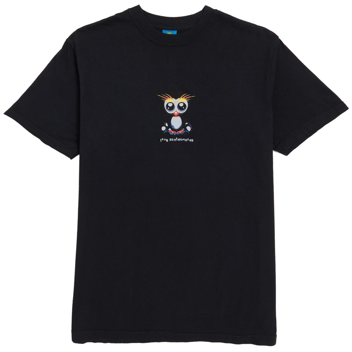 Frog Secret Penguin T-Shirt - Faded Black image 1