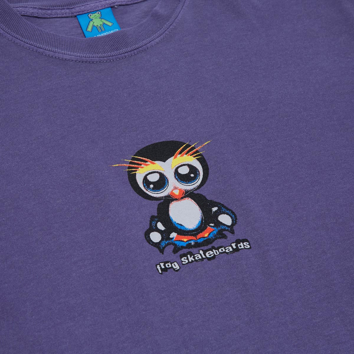 Frog Secret Penguin T-Shirt - Soft Purple image 2