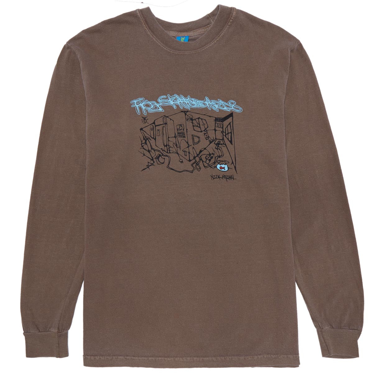 Frog Kitchen Long Sleeve T-Shirt - Coffee image 1