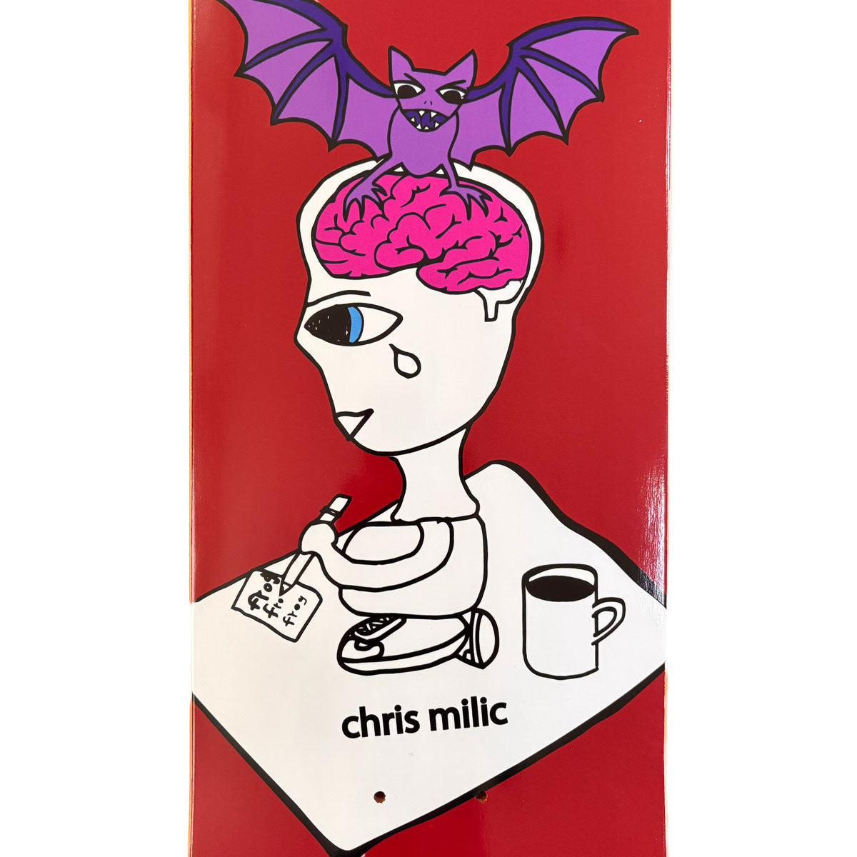 Frog Bat Brain Chris Milic Skateboard Complete - 8.60