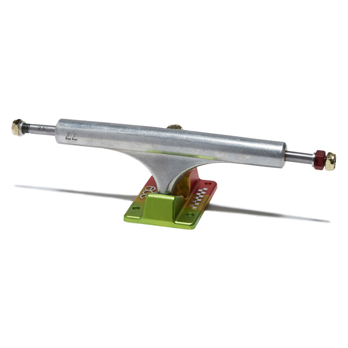 Ace AF1 Skateboard Trucks - Polished/Rasta - 77 image 1