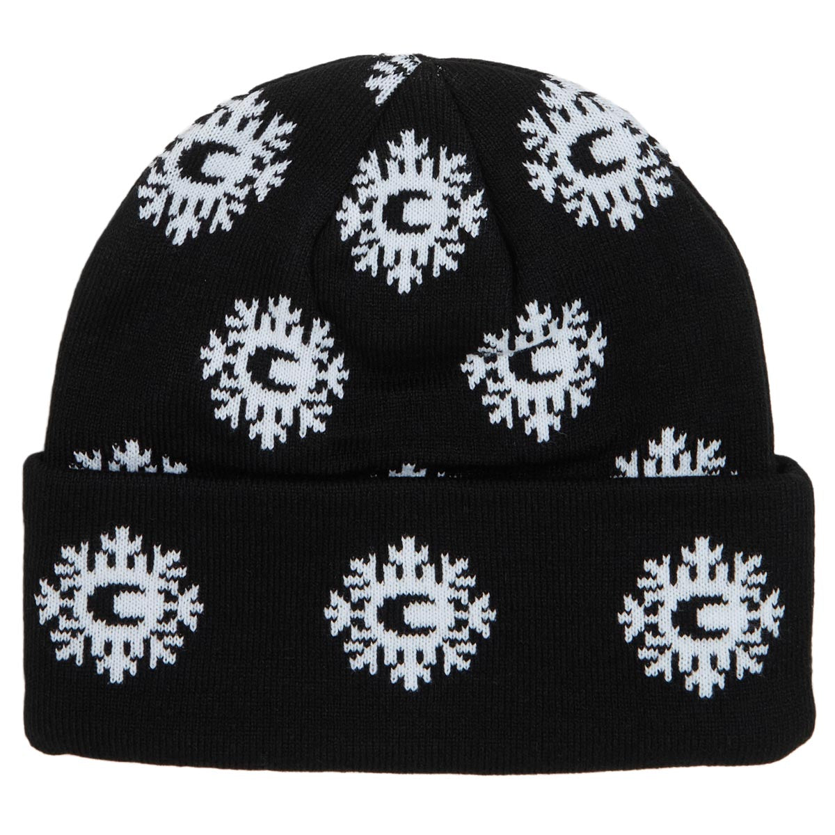 Corduroy Monogram Beanie - Black image 2