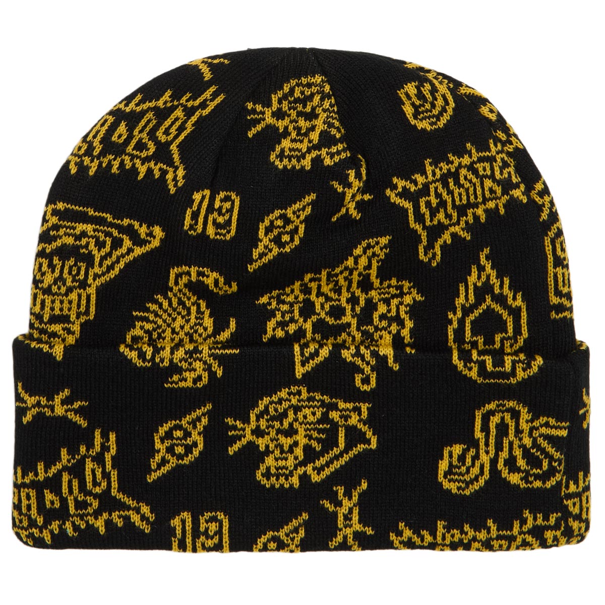 Corduroy Flash Beanie - Black image 2