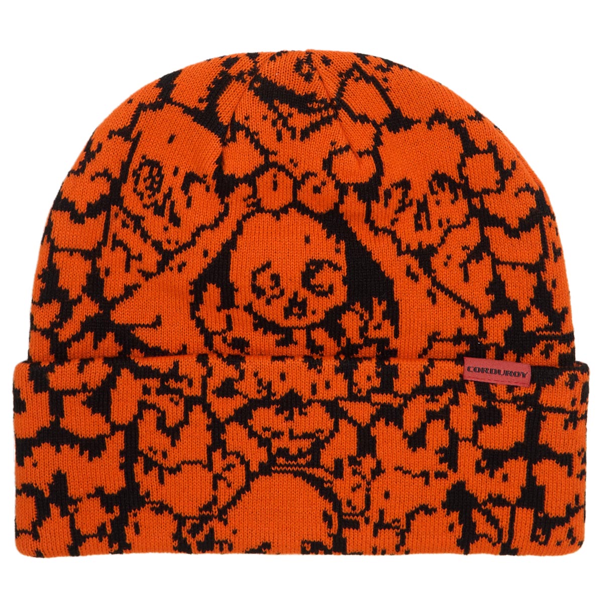 Corduroy Catacombs Beanie - Safety Orange image 2