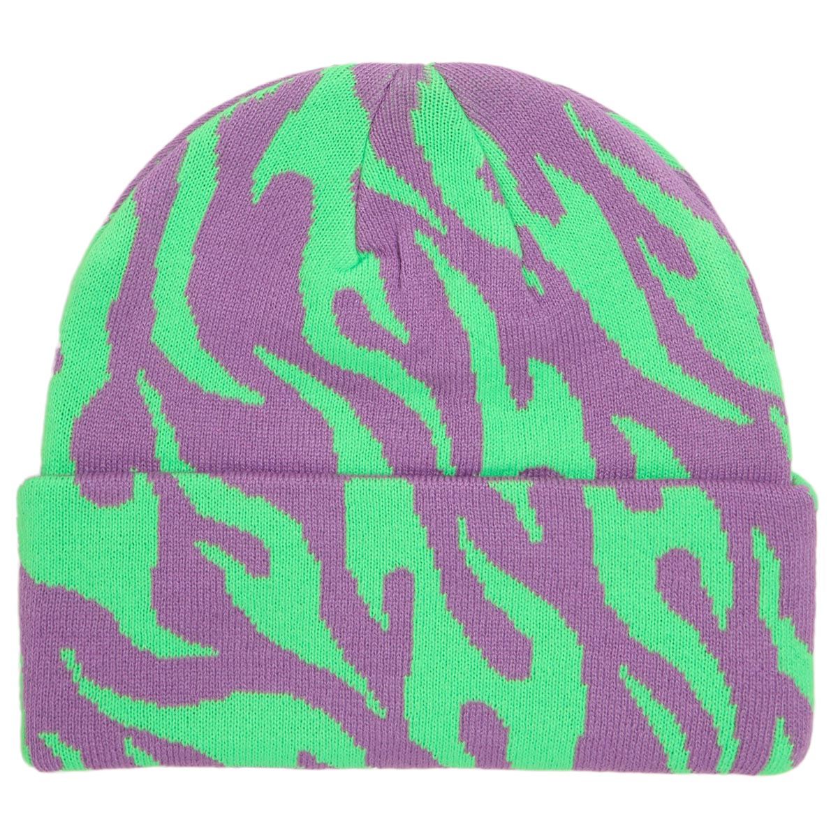 Corduroy Tribal Flames Beanie - Lavender image 2