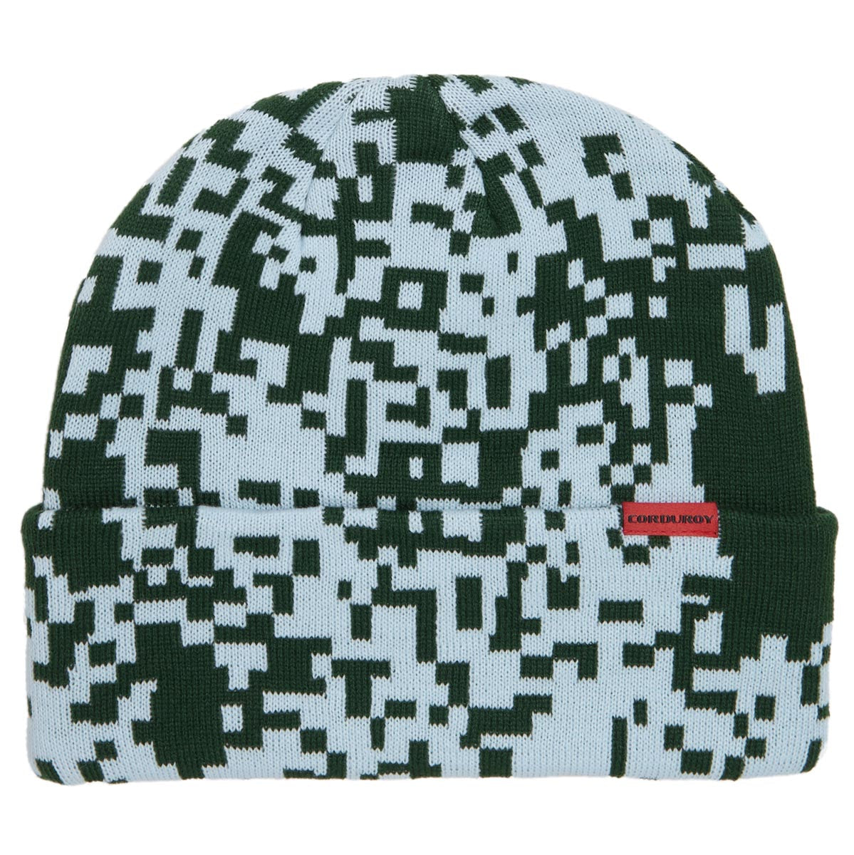 Corduroy Pixels Beanie - Evergreen image 1