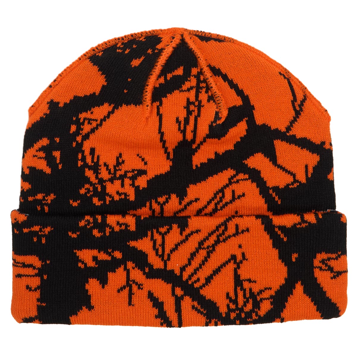 Corduroy Twig Camo Beanie - Safety Orange image 2