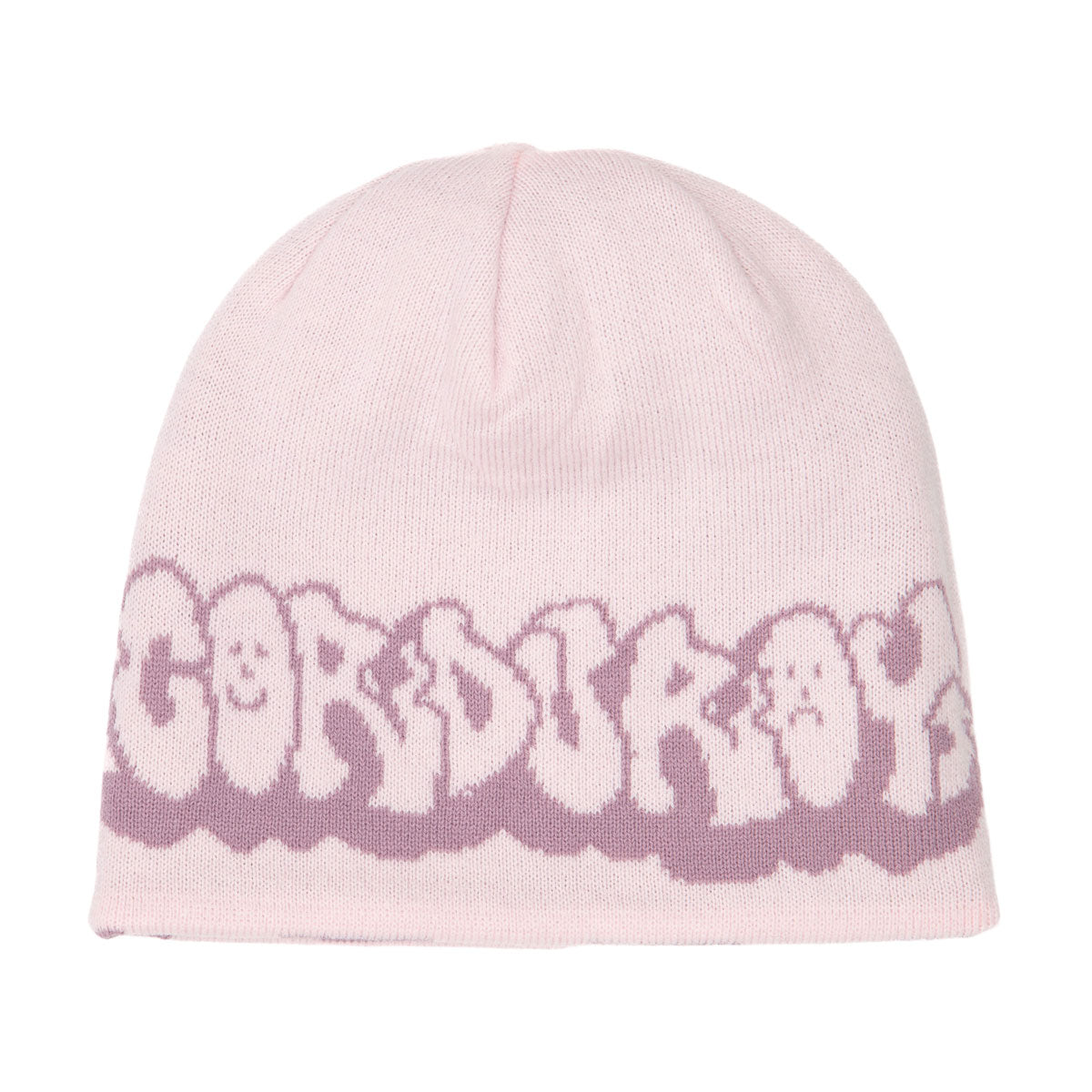 Corduroy Checkmate Reversible Skully Beanie - Pink image 2