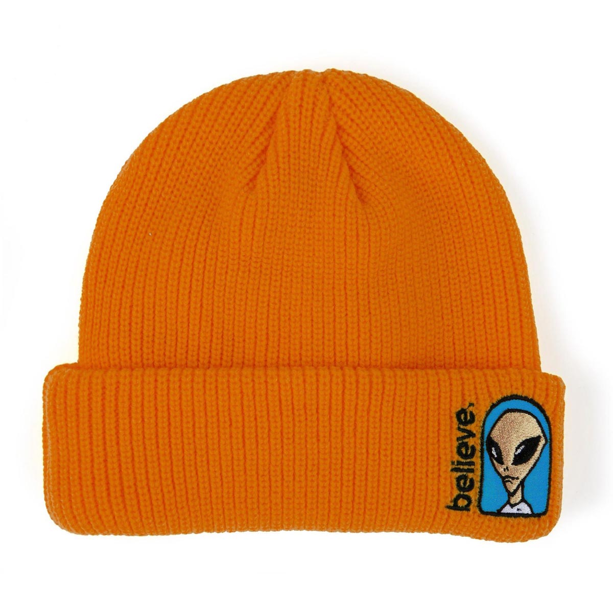 Alien Workshop Believe Embroidered Beanie - Orange image 1