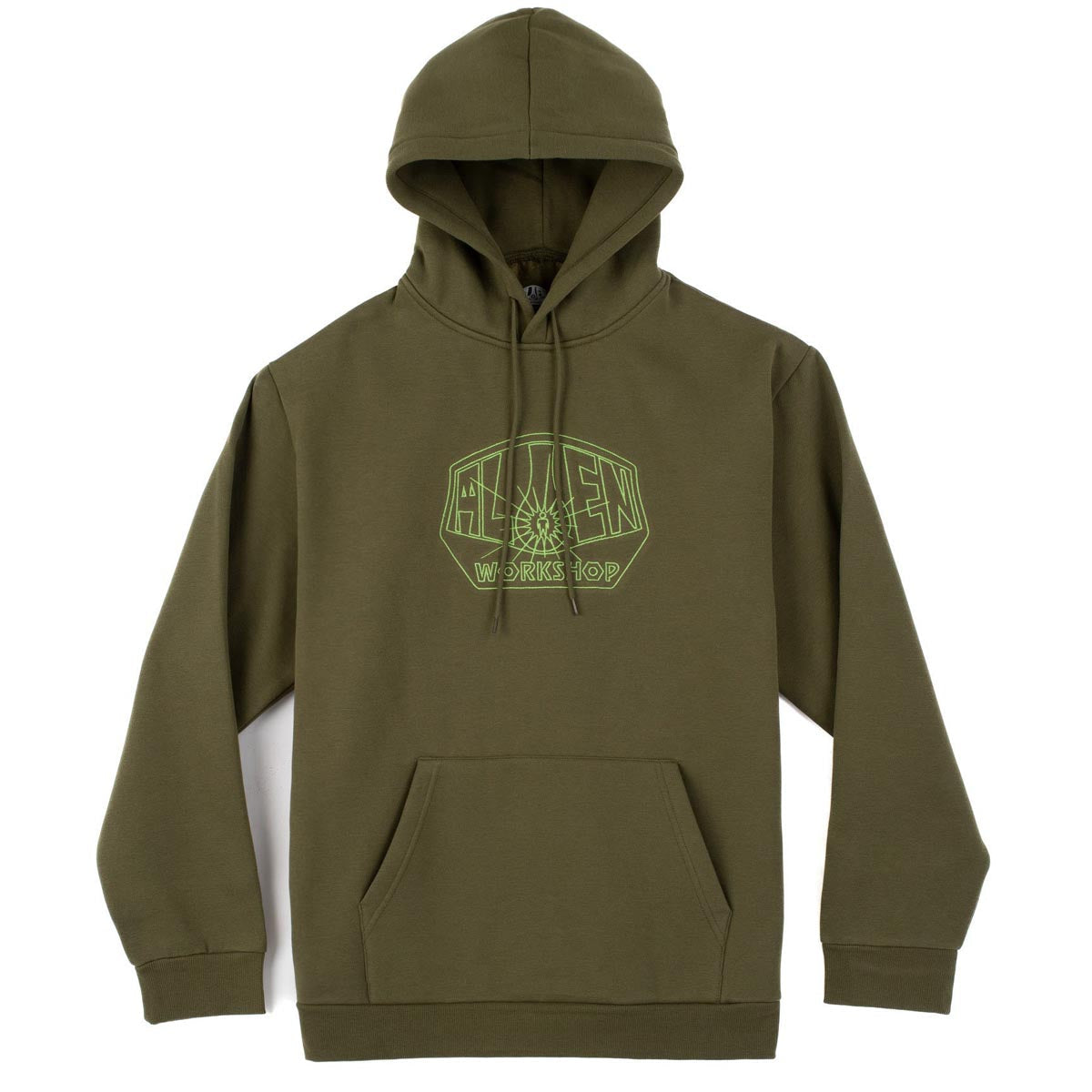 Alien Workshop OG Logo Lines Hoodie - Olive image 1