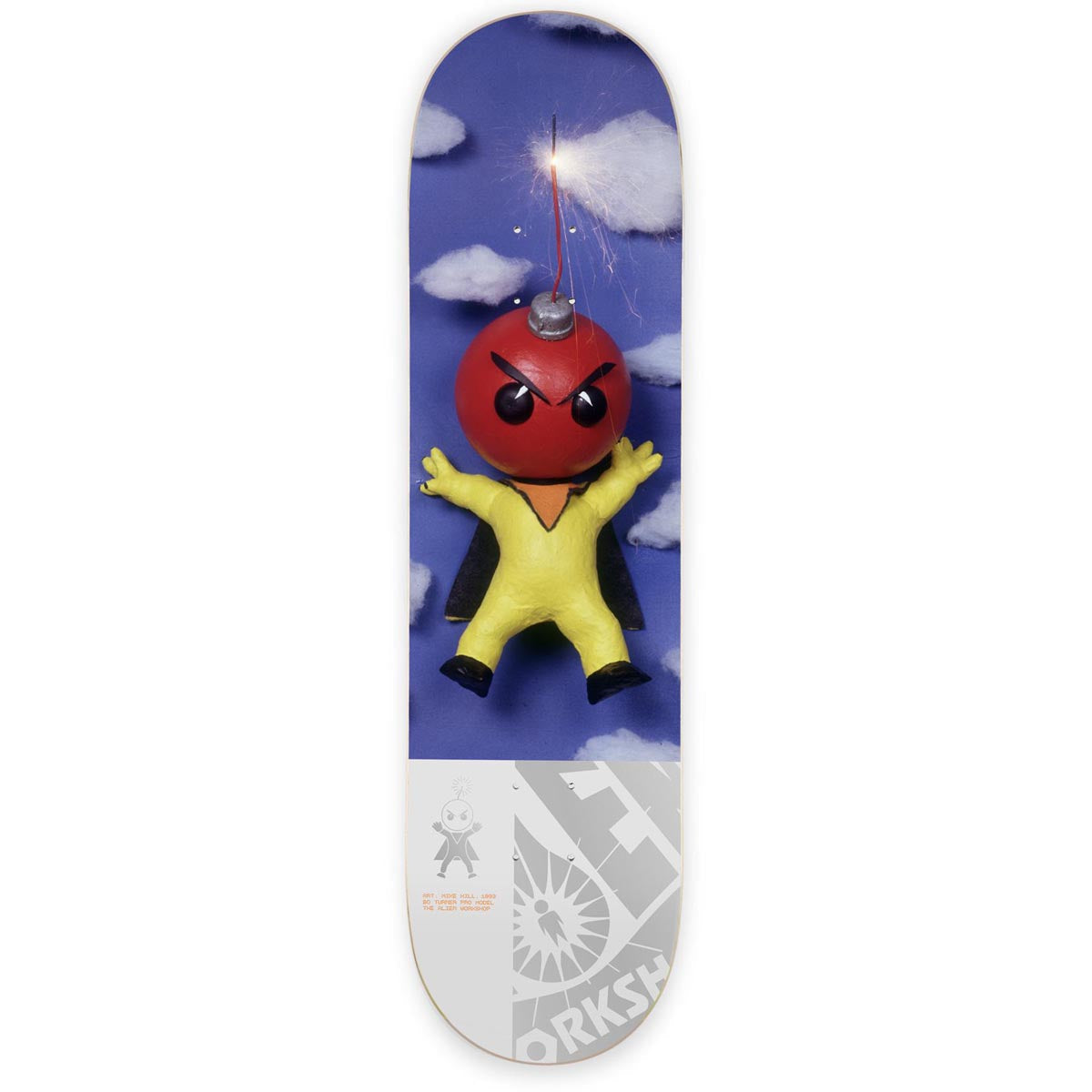 Alien Workshop Bomb Man KTC Mache Skateboard Deck - 7.875