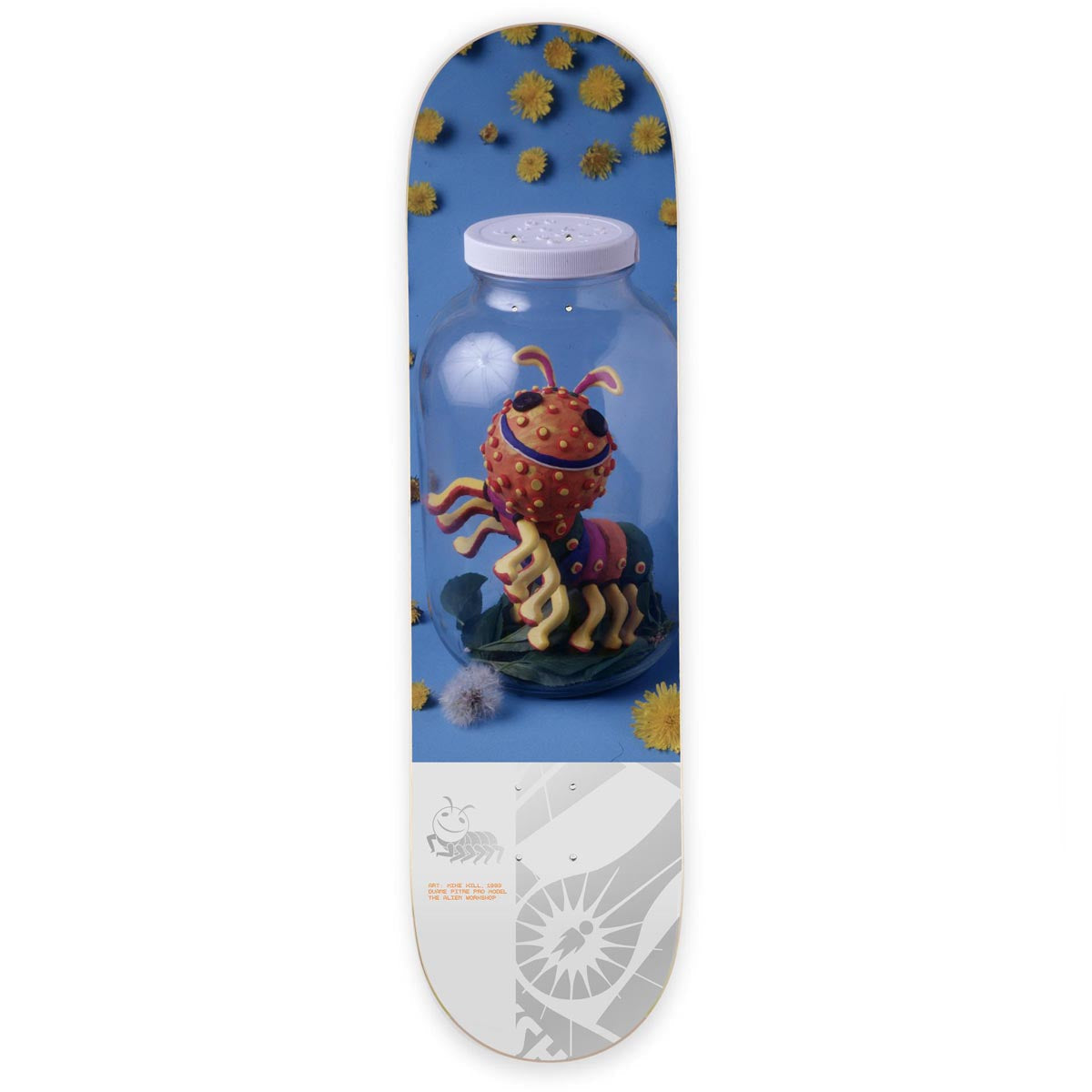 Alien Workshop Bug Jar KTC Mache Quickslick Skateboard Deck - 8.125