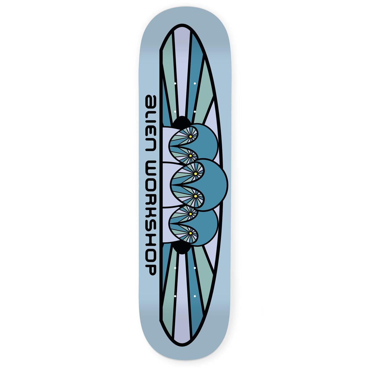 Alien Workshop Owlien Twin Skateboard Deck - Blue - 8.375