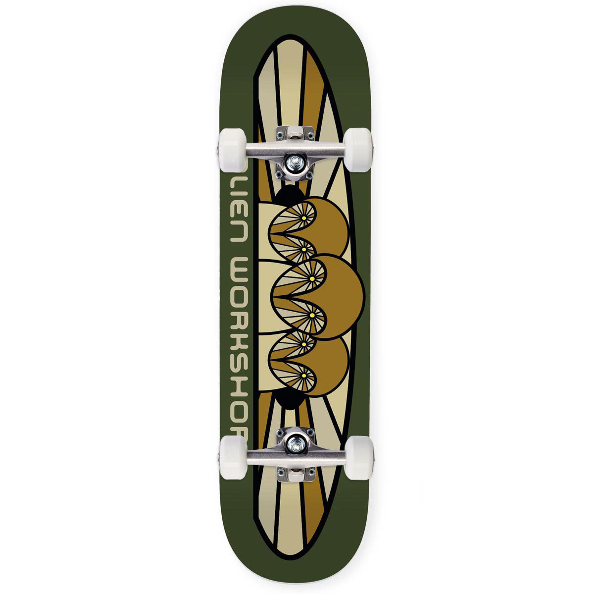 Alien Workshop Owlien Skateboard Complete - Green - 8.125