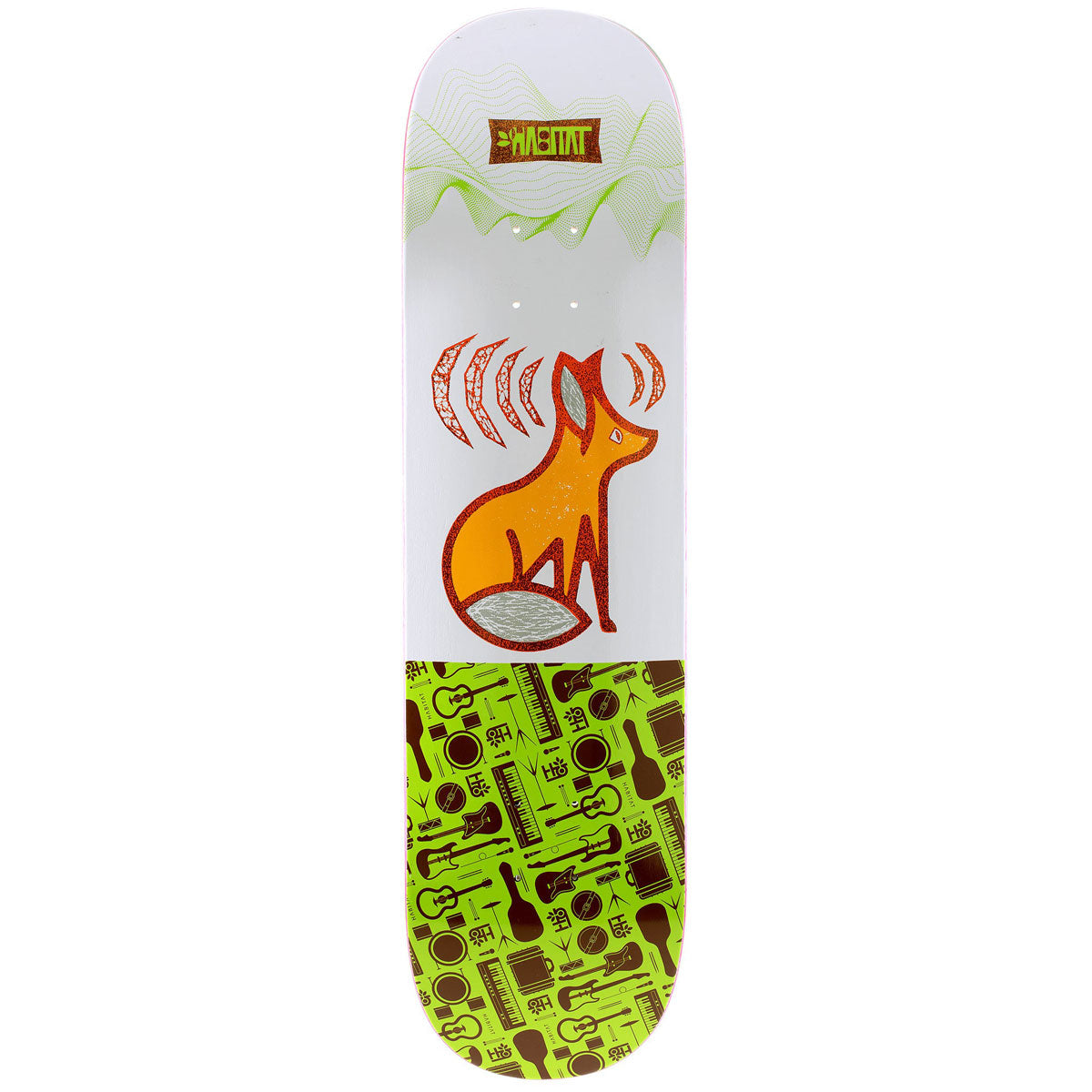 Habitat Audio Centric Twin Skateboard Deck - 8.375