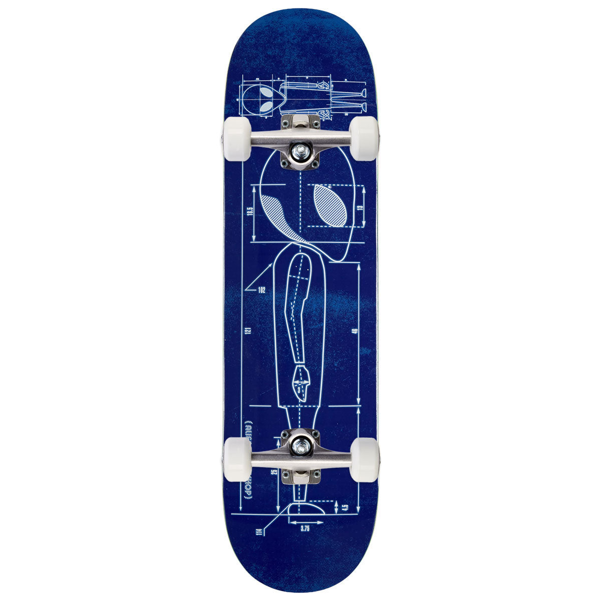 Alien Workshop Blueprint Skateboard Complete - 8.75