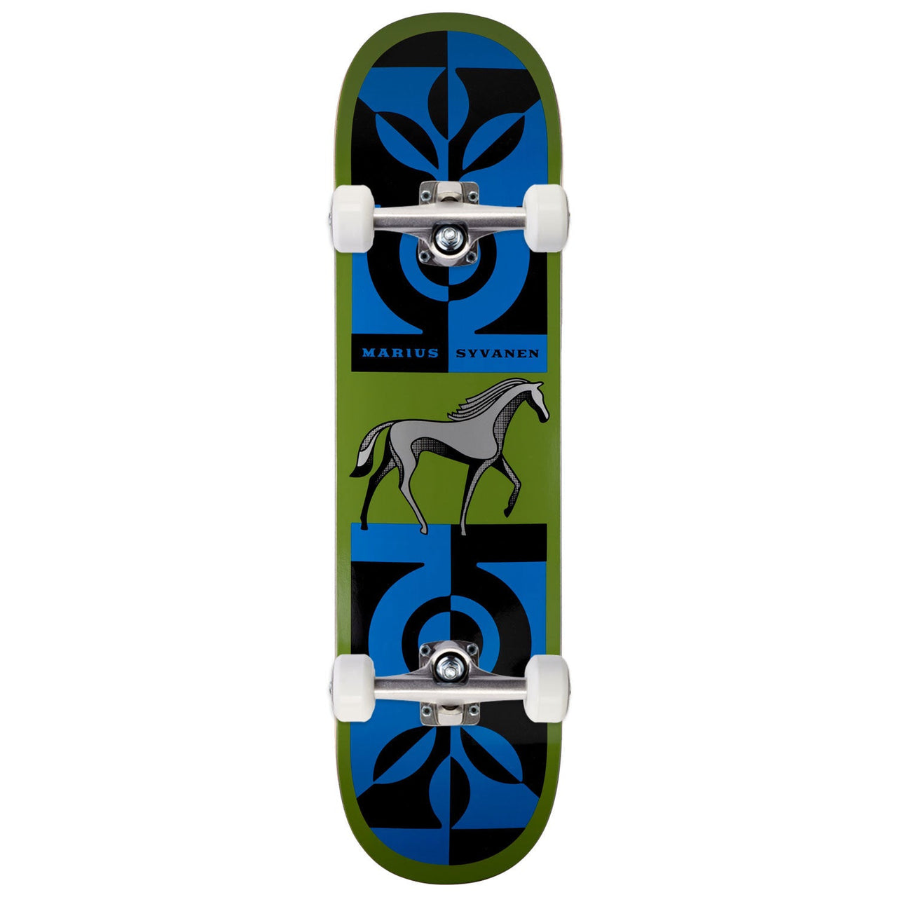 Habitat Syvanen Finnhorse Skateboard Complete - Metallic Ink - 8.125