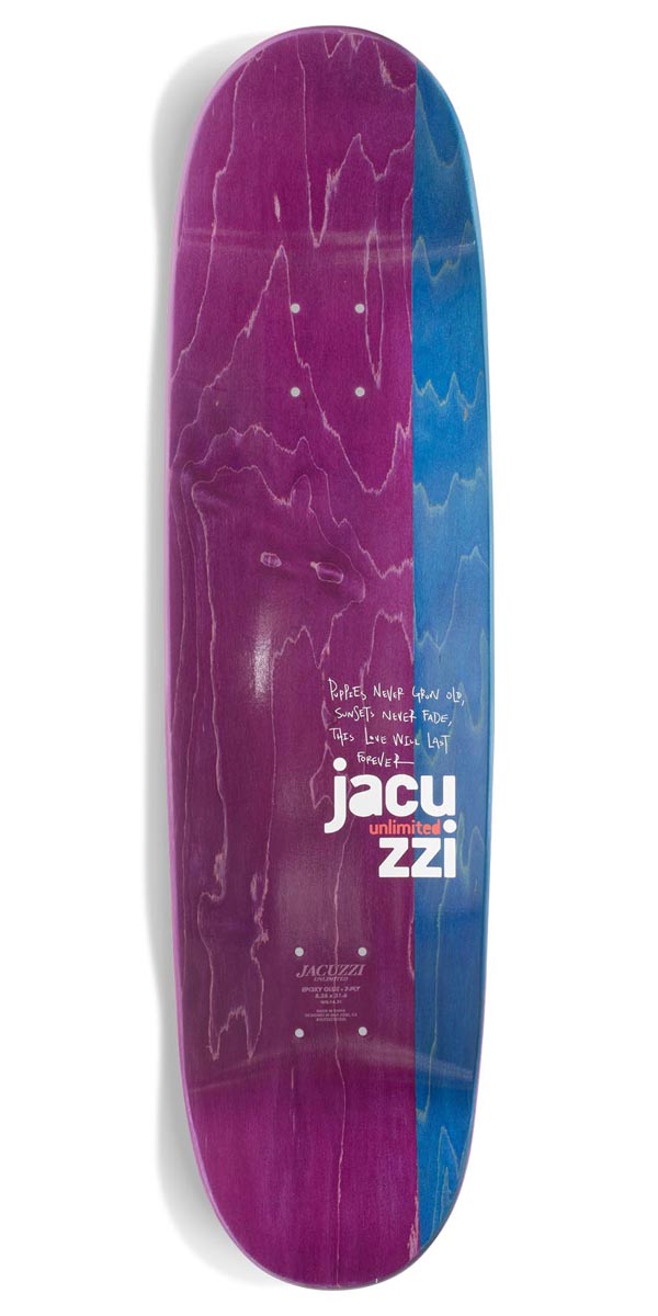 Jacuzzi Unlimited Big Ol' J Skateboard Complete - 8.375