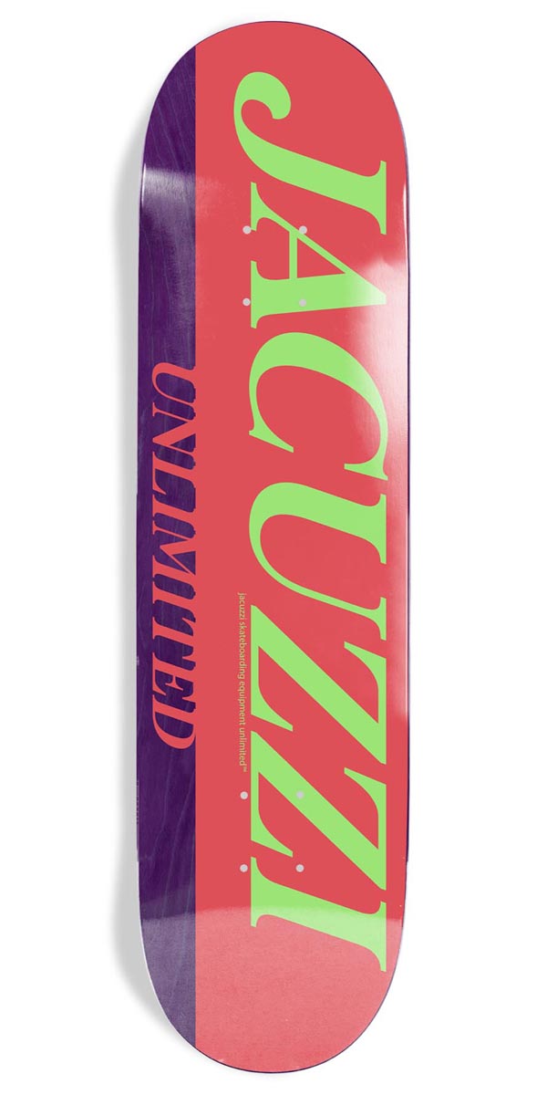 Jacuzzi Unlimited Flavor Skateboard Deck - 8.25